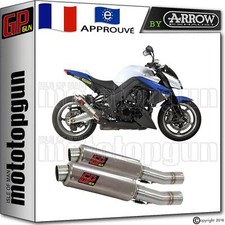 SILENCIEUX GP GUN by ARROW ACIER KAWASAKI Z-1000 Z1000 2010 10 2011 11 2012 12