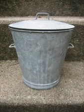 Jouet Ancien Lessiveuse en Zinc Galva de poupée fillette