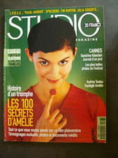 STUDIO MAGAZINE N°168 - 06/2001 / AMELIE POULAIN / CANNES 2001 / SANS SUPPLEMENT