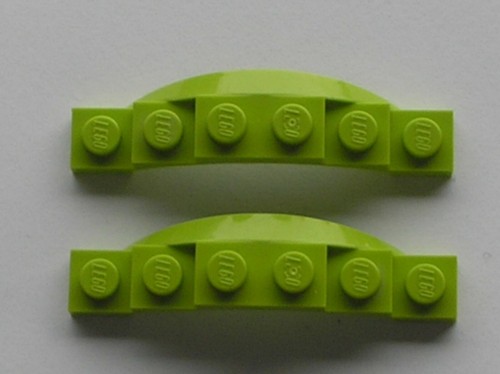 Lego lime vehicle - x, mudguard