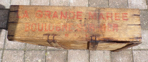Ancienne caisse bois - , bourriche