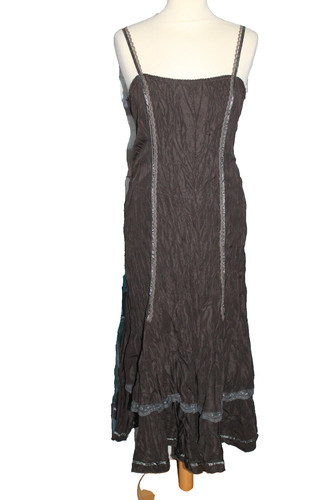 Robe longue bretelles voile - bretelles,