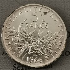 5 FRANCS SEMEUSE 1966 FDC