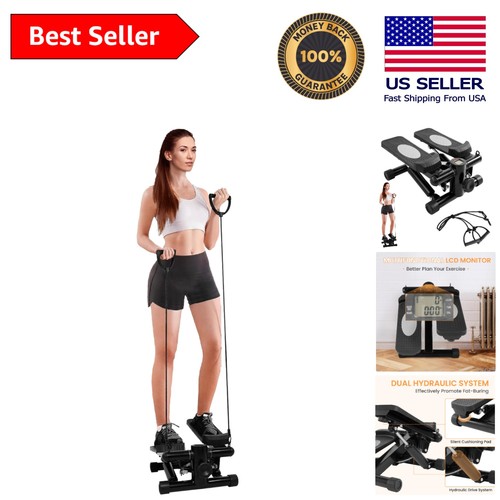 Adjustable mini stepper with - adjustable,