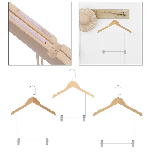 Cintres costume bois - cintres,