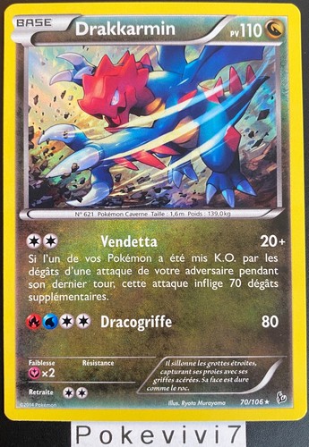 Carte pokemon drakkarmin - carte,