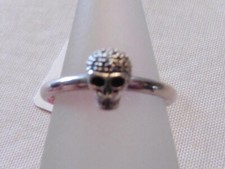 Bague en argent neuve Thomas Sabo skull alien T50