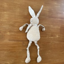 doudou peluche lapin beige