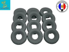 LOT DE 12 PNEUS GRIS foncé