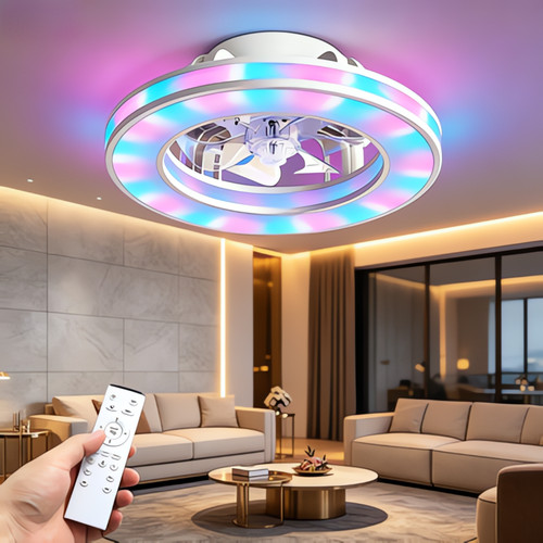 Ventilateur lumineux rgb - lumineux,
