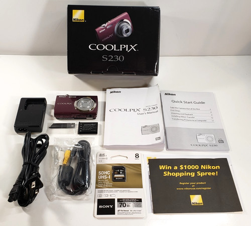 Nikon coolpix s230 10mp - nikon,