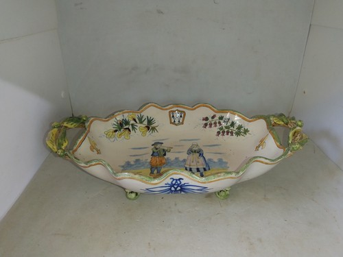 Ancien plat faience henriot - ancien,