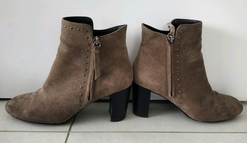 Bottines geox cuir - bottines,