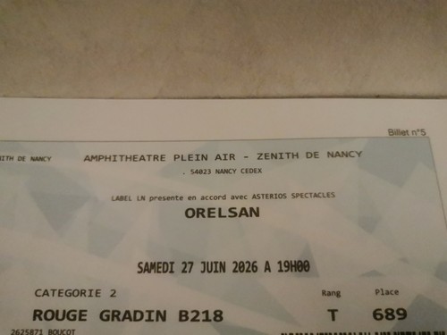 Place concert orelsan open - place, de