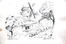 Dessin encre de ch - l'encre,