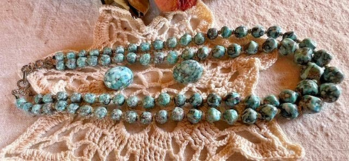 Collier ancien rangs - ancien, 2