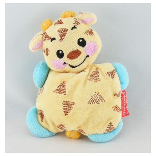 Doudou semi plat girafe beige