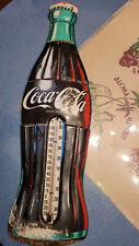 RARE THERMOMETRE PUBLICITAIRE COCA COLA  ORIGINAL 74CM MADE IN USA