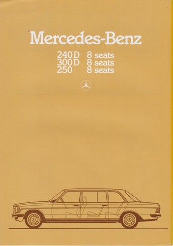 Catalogue brochure mercedes - brochure,