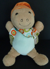 *. DOUDOU PELUCHE STERNTALER TORTUE BLEU VERT ORANGE GRELOT - ETAT NEUF*