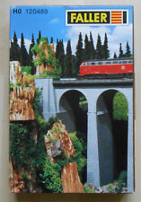 Maquette Ho 1/87 FALLER 120489 Jeu de tête de pont pour modélisme ferroviaire