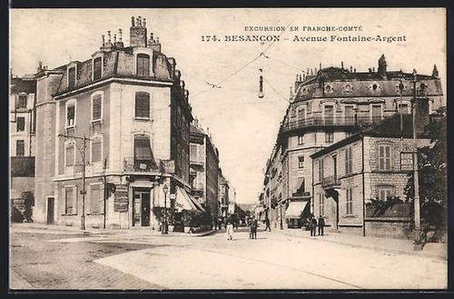Cpa besançon avenue - cpa, besançon,