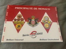 Bu Monaco 2002 1  2 5 10 20 50 euro centimes 1 et 2 euros