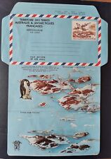 France, Aérogramme TAAF Terre Adélie/Manchot neuf** excellent état