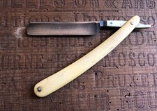 rasoir ancien coupe choux PARIS LUX antique cut throat razor