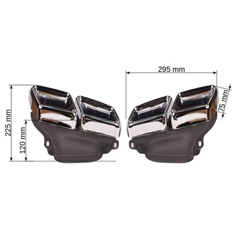 Embouts silencieux pour - silencieux,