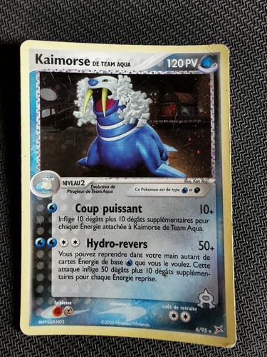 Carte pokemon kaimorse - carte,