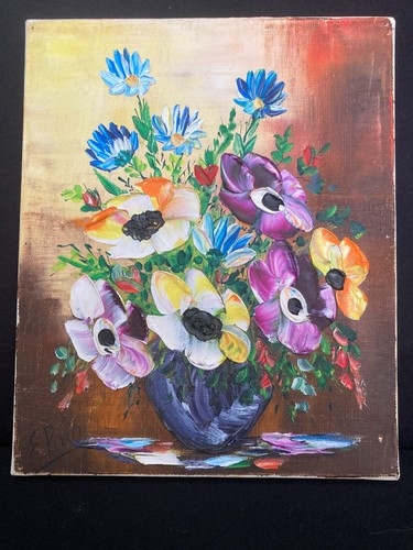 Tableau huile sur toile - huile,