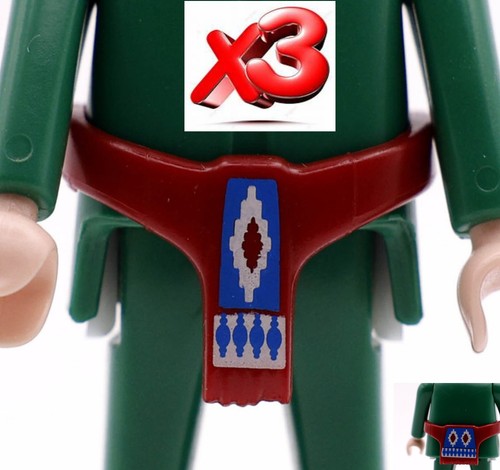 Playmobil ceintures rouges - playmobil, x3