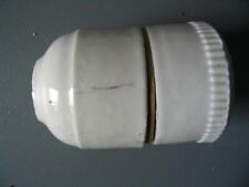 Ancienne douille à baionnette électrique en porcelaine pour lampe vintage