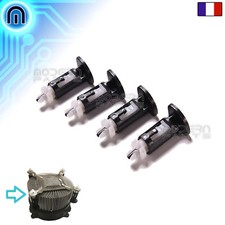 Lot 4 clips de fixation pour