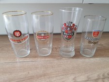 Lot 4 Verres A Biére Ancien Basse Yutz Beck's Dortmunder