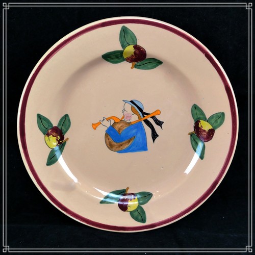 Assiette dessert faience - dessert, en