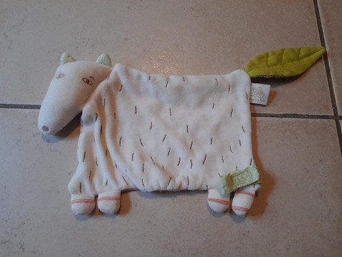Doudou plat loup koko lune - koko, la