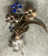 broche ancienne argent 800