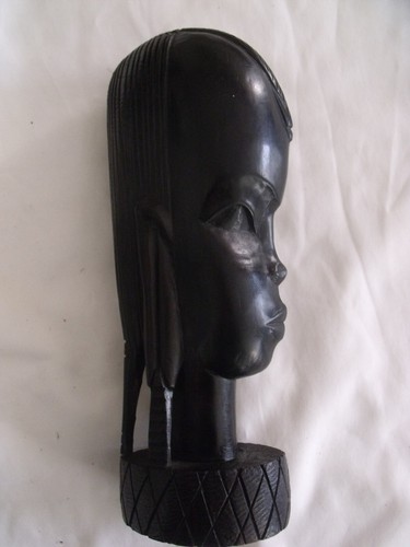 Statuette africaine bois - statuette,