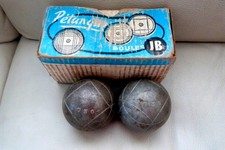 2 Boules de Pétanque - JB - Poids 730 - Diamètre 71 - Striées -