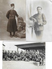 3 CPA MILITAIRES  WW1 :  1ère