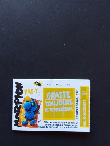 Lot tickets morpion - lot, 4