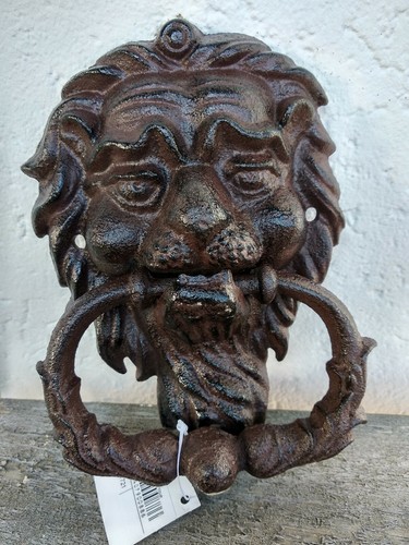Heurtoir marteau porte lion - porte,