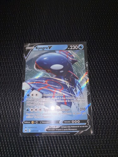 Carte pokémon kyogre - carte, v