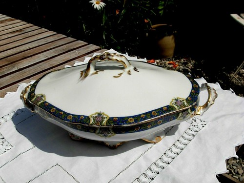 Soupiere ancienne porcelaine - soupiere,