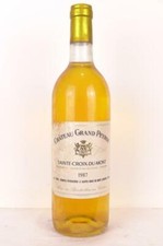  sainte-croix du mont château grand peyrot liquoreux 1987 - bordeaux
