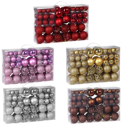 Lot 100 boules noël - de, de