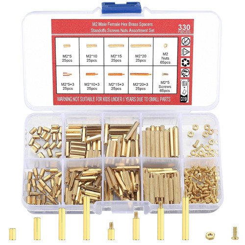 330 pcs brass hex spacer - pcs,