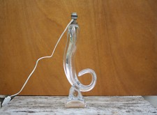 Lampe vintage, lampe cristal, lampe à poser, lampe de chevet, lampe asymétrique